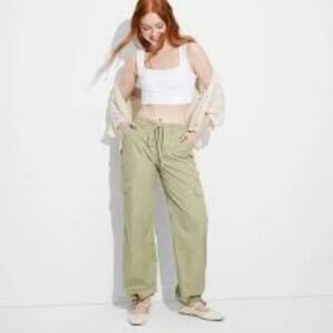 Wild Fable Sage Green Wide Leg Pants